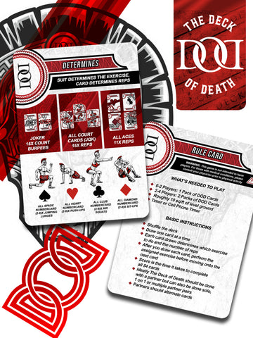 The Deck of Death Fitness Deck Workout Cards